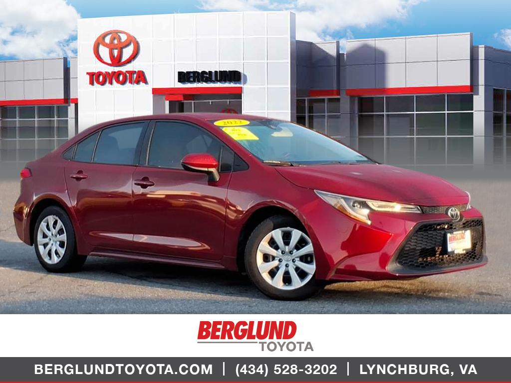 Red (Ruby Flare Pearl) 2022 Toyota Corolla Sedan Front-Wheel Drive Continuously Variable Transmission