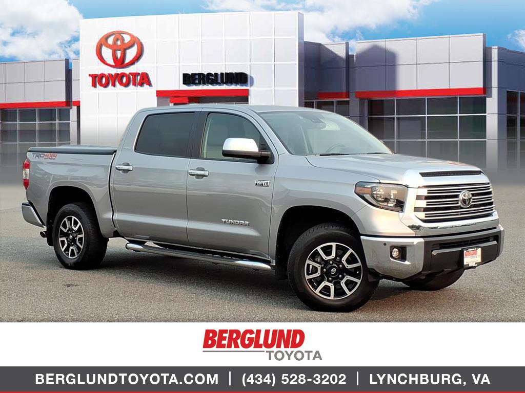 Silver 2020 Toyota Tundra Pickup Truck Four-Wheel Drive Automatic