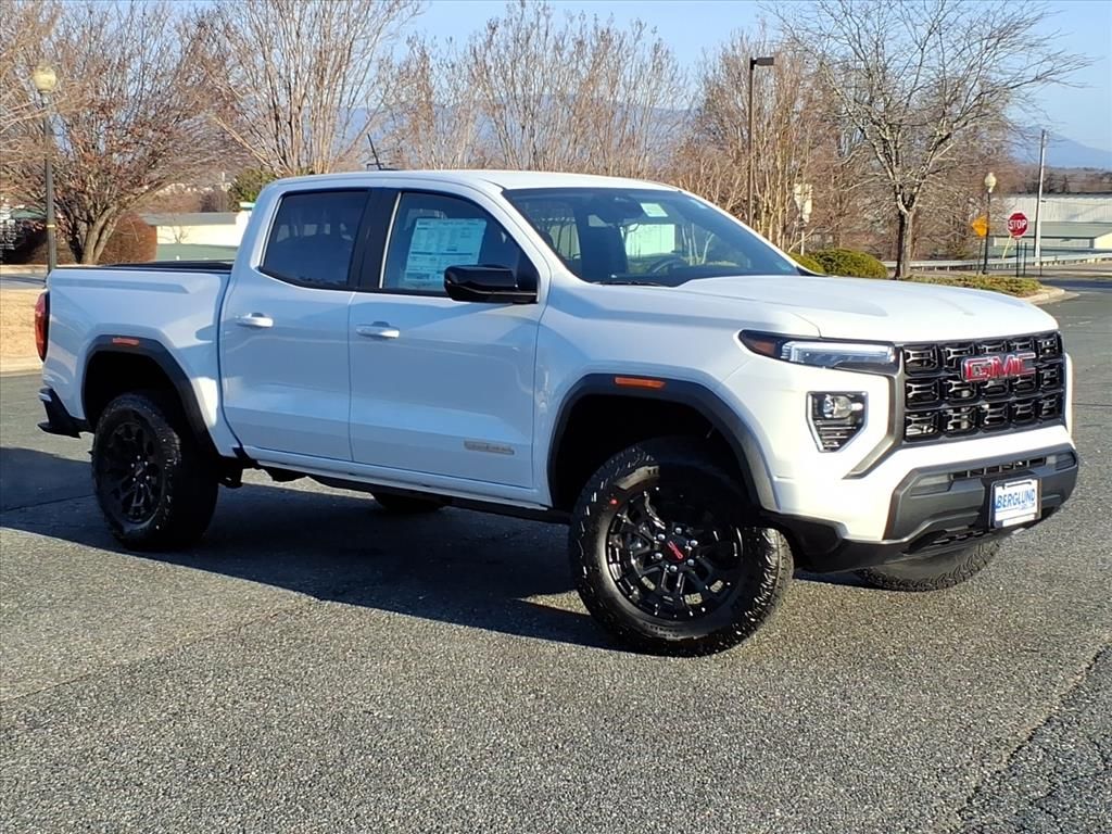 Summit White 2026 GMC Canyon Elevation Crew Cab RWD Pickup Truck 4X2 8-Speed Automatic