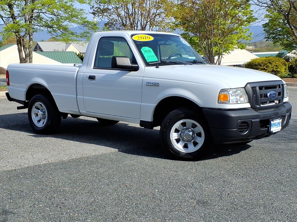 White 2010 Ford Ranger Pickup Truck Automatic