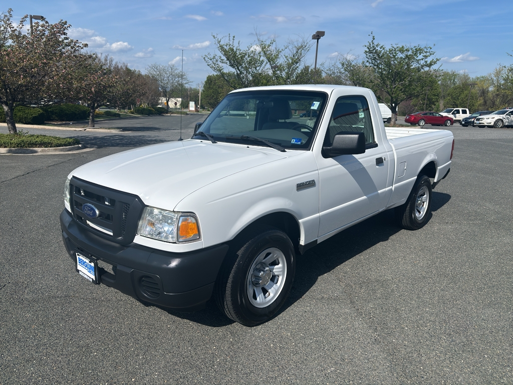 White 2010 Ford Ranger Pickup Truck Automatic