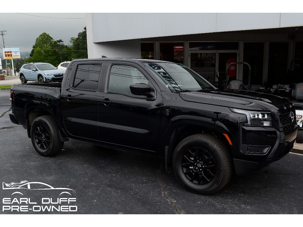 Super Black 2026 Nissan Frontier SV Crew Cab 4WD Pickup Truck Four-Wheel Drive 9-Speed Automatic