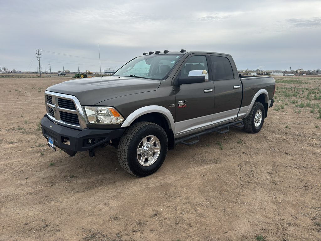 Sagebrush Pearlcoat 2012 RAM 2500 Laramie Crew Cab 4WD Pickup Truck Four-Wheel Drive 6-Speed Automatic