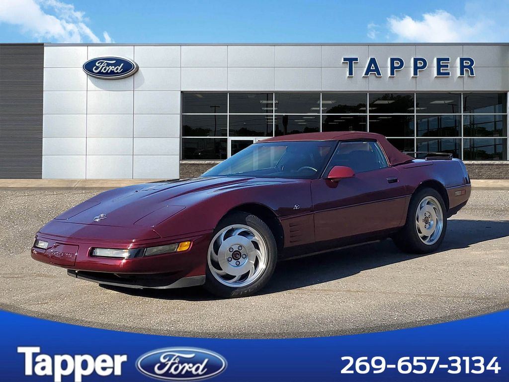 Ruby Red Metallic 1993 Chevrolet Corvette Convertible RWD Convertible Rear-Wheel Drive 6-Speed Manual