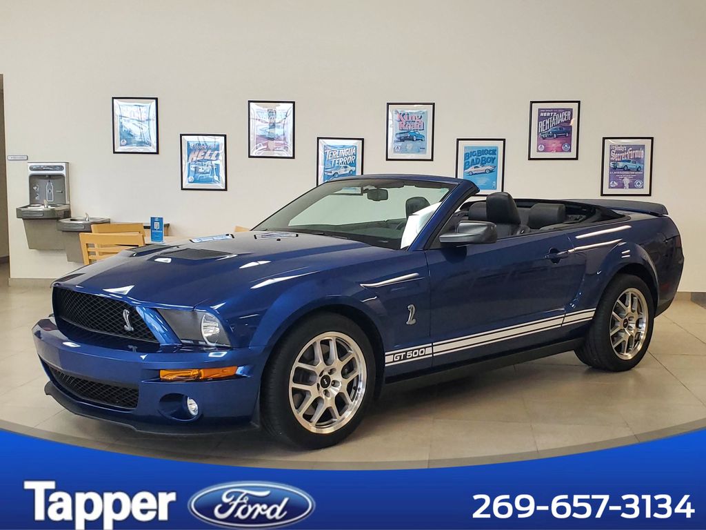 Vista Blue Clearcoat 2007 Ford Mustang Shelby GT500 Convertible RWD Convertible Rear-Wheel Drive 6-Speed Manual