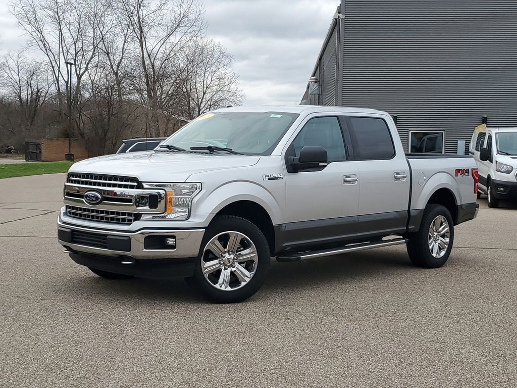INGOT SILVER 2018 Ford F-150 XLT SuperCrew 4WD Pickup Truck Four-Wheel Drive Automatic