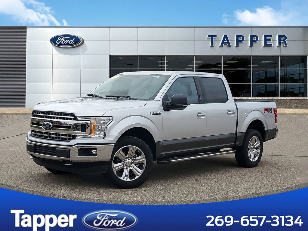 INGOT SILVER 2018 Ford F-150 XLT SuperCrew 4WD Pickup Truck Four-Wheel Drive Automatic
