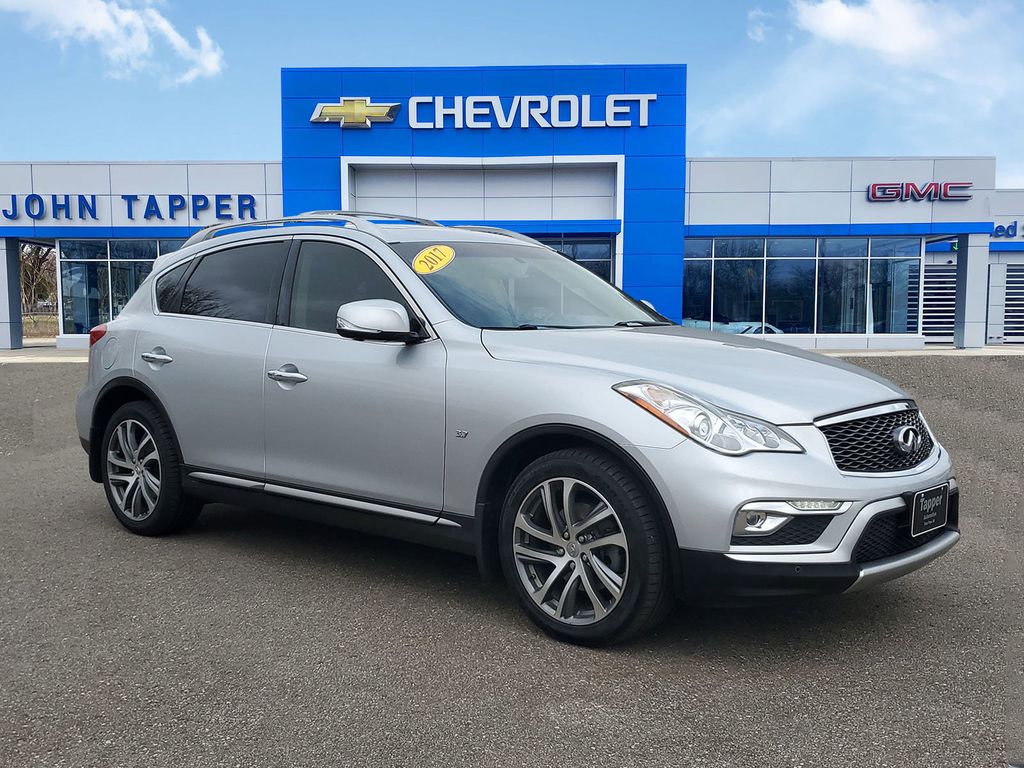 Gray (Liquid Platinum) 2017 INFINITI QX50 RWD SUV / Crossover Rear-Wheel Drive 7-Speed Automatic