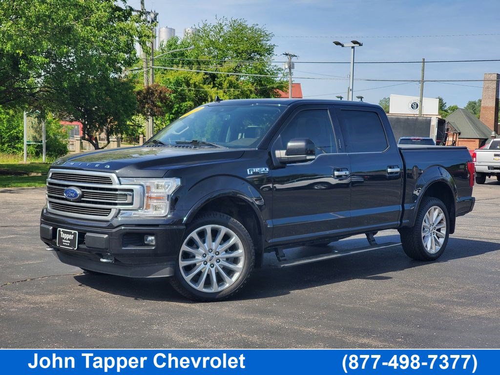 Agate Black 2019 Ford F-150 Limited SuperCrew 4WD Pickup Truck Four-Wheel Drive Automatic