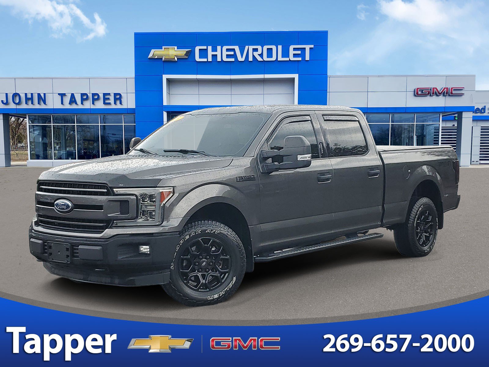 Gray (Magnetic Metallic) 2018 Ford F-150 Pickup Truck Four-Wheel Drive Automatic