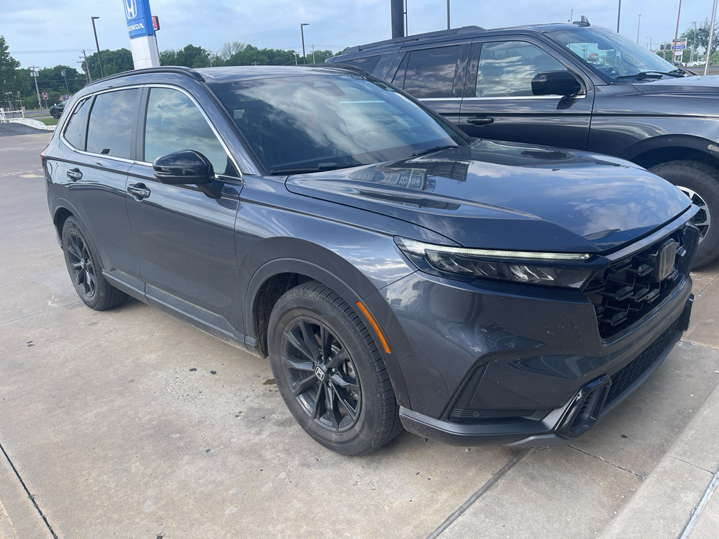 Meteorite Gray Metallic 2024 Honda CR-V Hybrid Sport-L FWD SUV / Crossover Front-Wheel Drive Continuously Variable Transmission