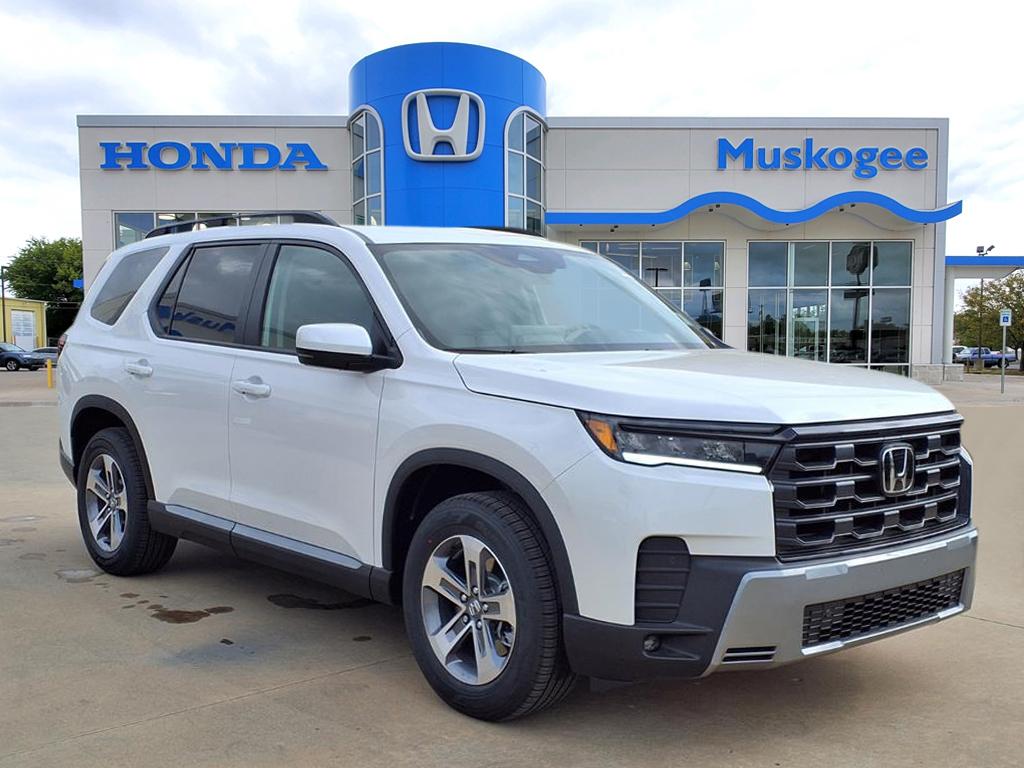 Platinum White Pearl 2026 Honda Pilot EX-L FWD SUV / Crossover Front-Wheel Drive Automatic