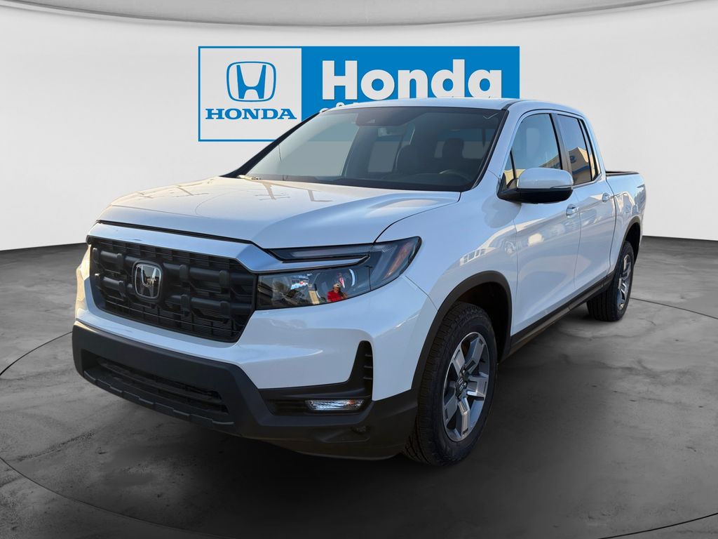 Platinum White Pearl 2026 Honda Ridgeline Pickup Truck All-Wheel Drive 9-Speed Automatic