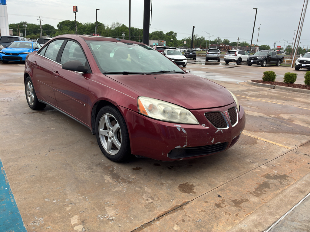 Red 2008 Pontiac G6 Base Sedan Front-Wheel Drive