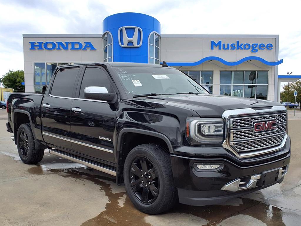 Onyx Black 2018 GMC Sierra 1500 Denali Crew Cab 4WD Pickup Truck Four-Wheel Drive 8-Speed Automatic