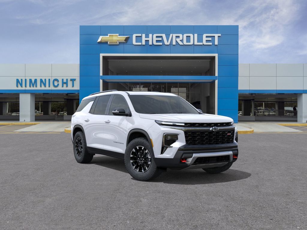 Polar White Tricoat 2026 Chevrolet Traverse SUV / Crossover Four-Wheel Drive 8-Speed Automatic