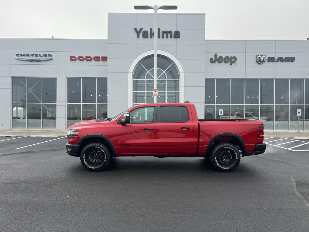 Molten Red Pearlcoat 2026 RAM 1500 Rebel Crew Cab 4WD Pickup Truck Four-Wheel Drive 8-Speed Automatic