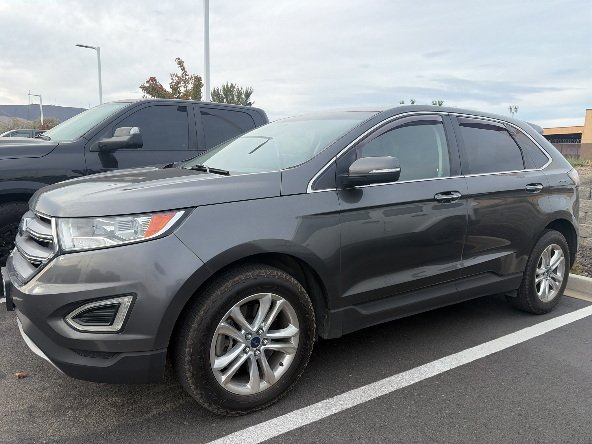 Gray (Magnetic Metallic) 2018 Ford Edge SUV / Crossover All-Wheel Drive 6-Speed Automatic
