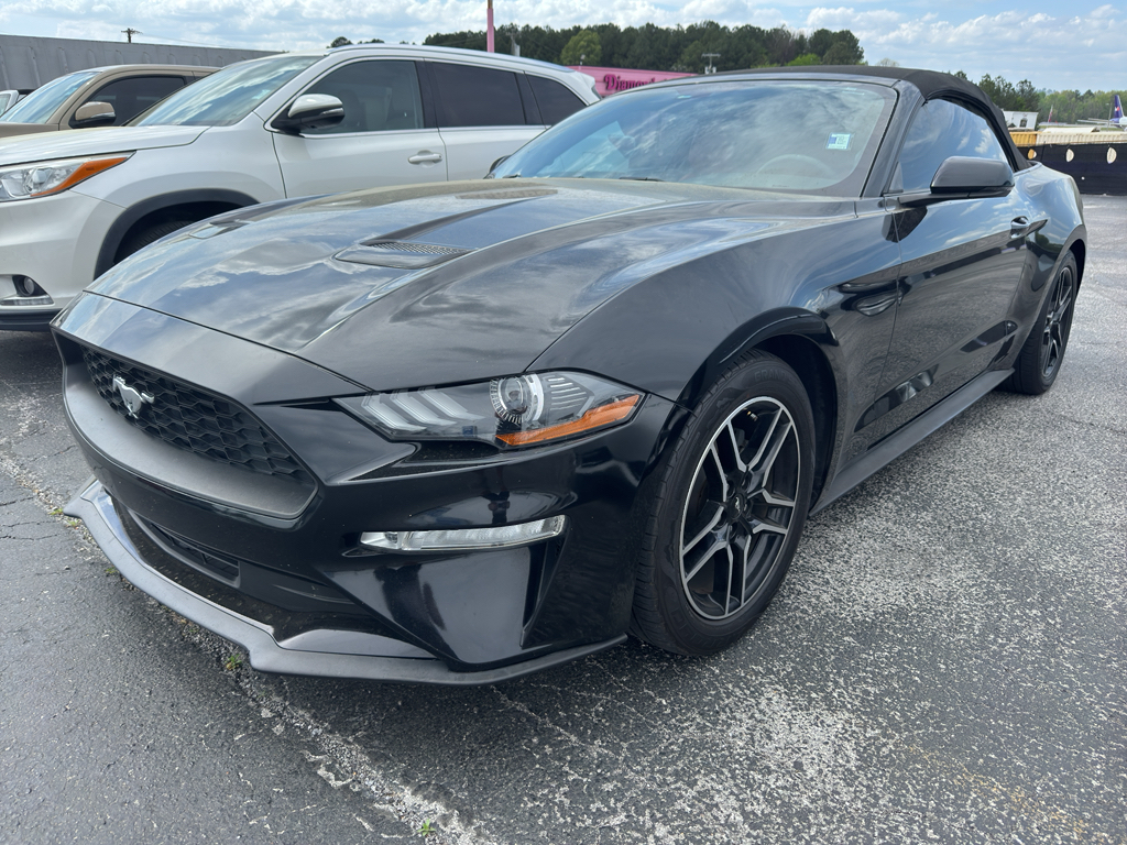Shadow Black 2018 Ford Mustang EcoBoost Premium Convertible RWD Convertible Rear-Wheel Drive Automatic
