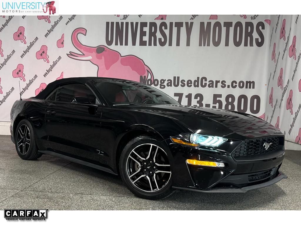 Shadow Black 2018 Ford Mustang EcoBoost Premium Convertible RWD Convertible Rear-Wheel Drive Automatic