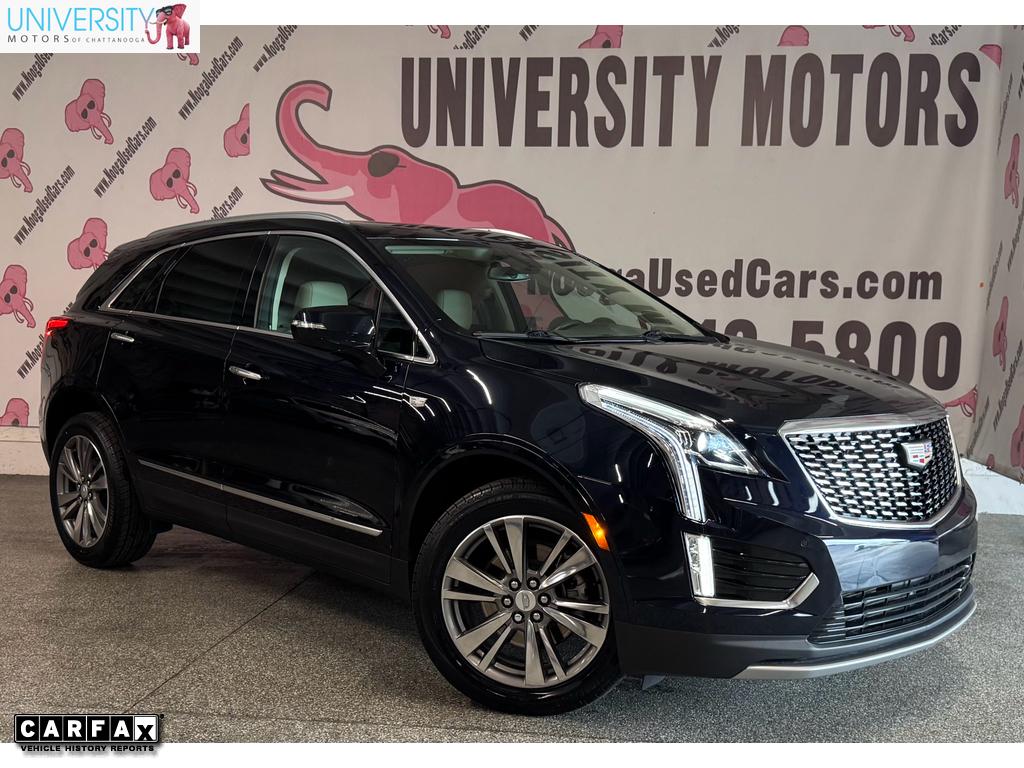 Dark Moon Blue Metallic 2021 Cadillac XT5 Premium Luxury FWD SUV / Crossover Front-Wheel Drive 9-Speed Automatic
