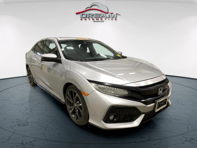 Lunar Silver Metallic 2017 Honda Civic Hatchback Sport Touring Hatchback Front-Wheel Drive Continuously Variable Transmission