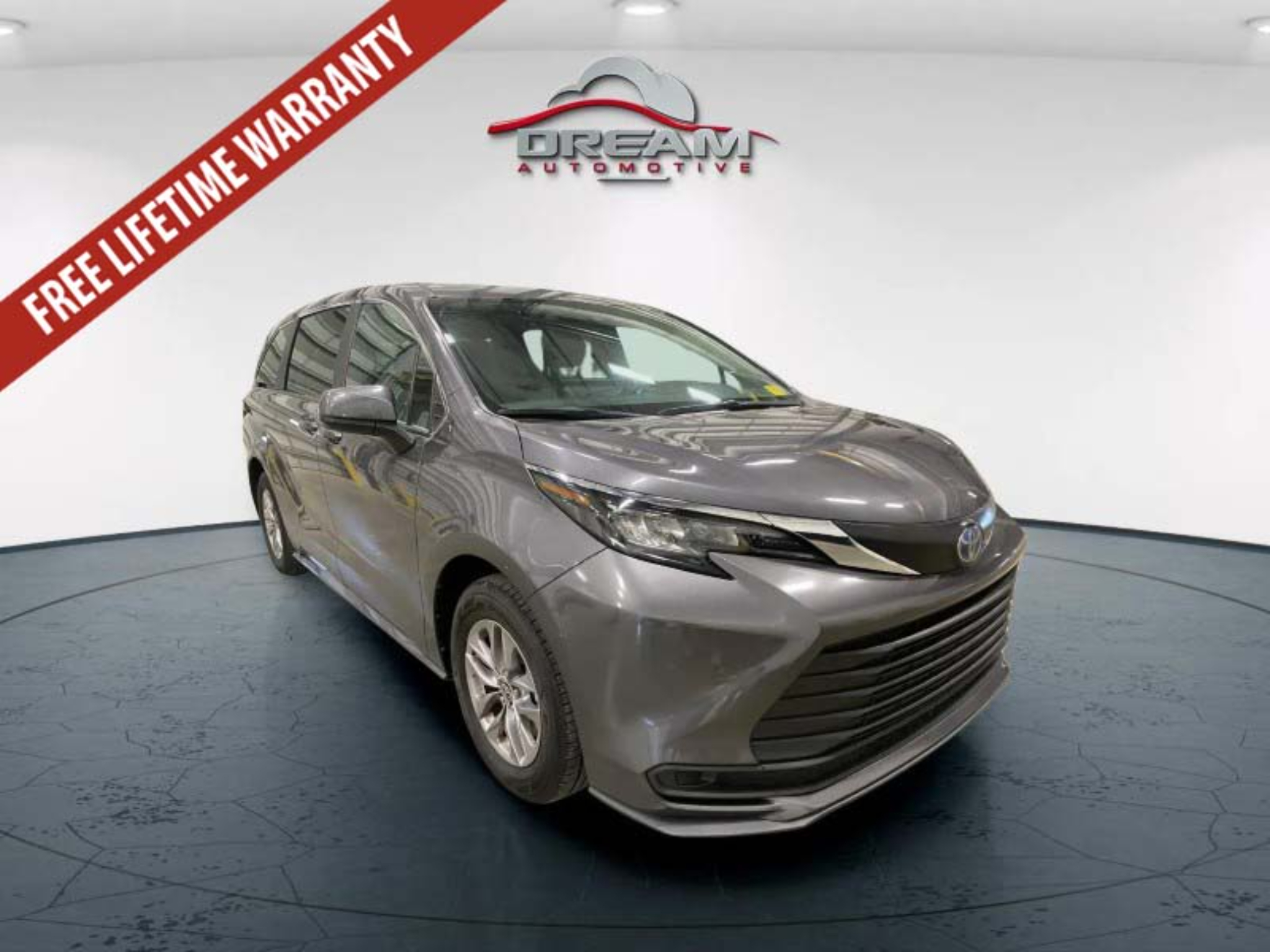 Magnetic Gray Metallic 2025 Toyota Sienna Minivan Front-Wheel Drive Continuously Variable Transmission