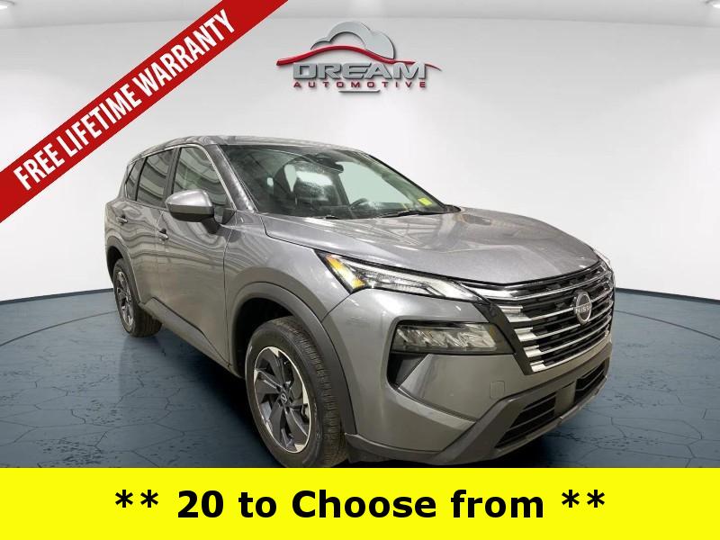 Gray (Gun Metallic) 2025 Nissan Rogue SV FWD SUV / Crossover Front-Wheel Drive Continuously Variable Transmission