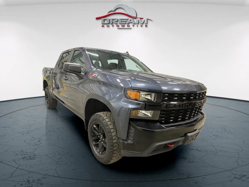 Shadow Gray Metallic 2019 Chevrolet Silverado 1500 Pickup Truck Four-Wheel Drive 6-Speed Automatic
