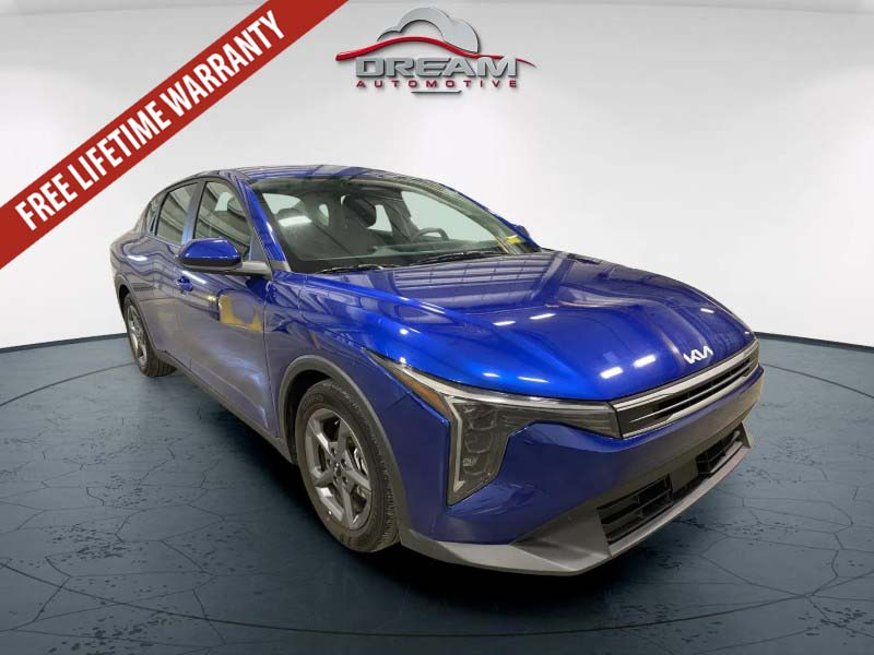 Deep Sea Blue 2025 Kia K4 Sedan Front-Wheel Drive Continuously Variable Transmission