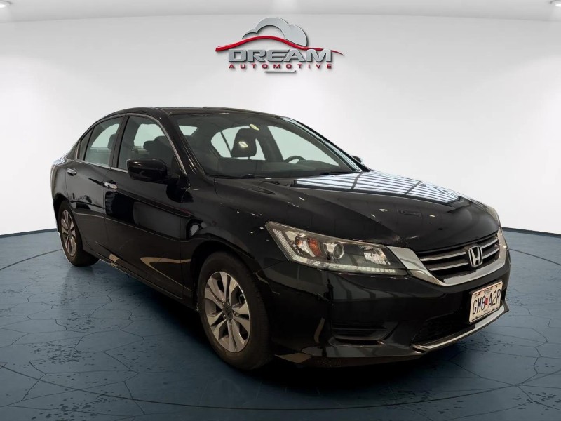 Crystal Black Pearl 2015 Honda Accord LX Sedan Front-Wheel Drive Continuously Variable Transmission