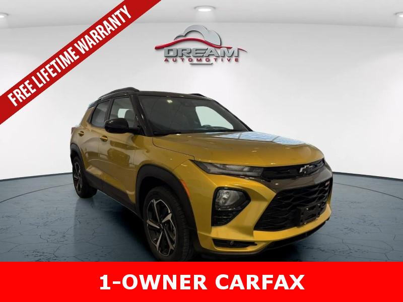 Yellow 2023 Chevrolet Trailblazer RS AWD SUV / Crossover Four-Wheel Drive 9-Speed Automatic