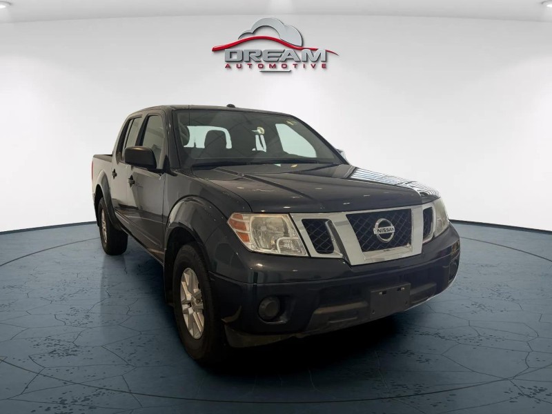 Arctic Blue Metallic 2018 Nissan Frontier Pickup Truck Four-Wheel Drive 5-Speed Automatic