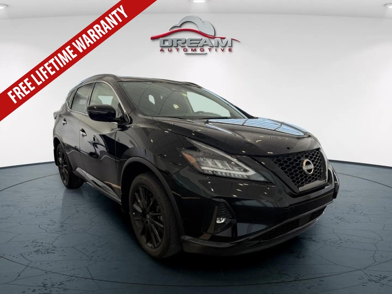 Super Black 2023 Nissan Murano SUV / Crossover Front-Wheel Drive Continuously Variable Transmission