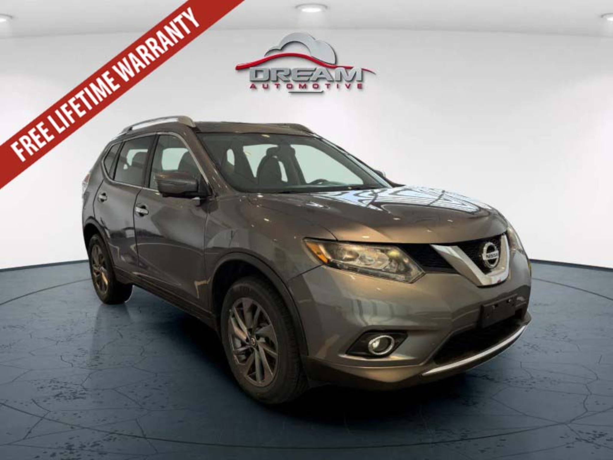 Gray (Gun Metallic) 2016 Nissan Rogue SUV / Crossover All-Wheel Drive Continuously Variable Transmission