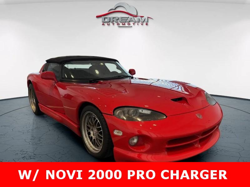 Viper Red Clearcoat/Black Soft Top 2000 Dodge Viper RT/10 Roadster RWD Convertible Rear-Wheel Drive 6-Speed Manual