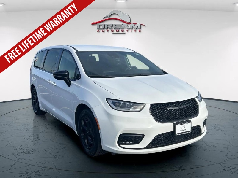 Bright White Clearcoat 2024 Chrysler Pacifica Hybrid S Appearance FWD Minivan Front-Wheel Drive Continuously Variable Transmission