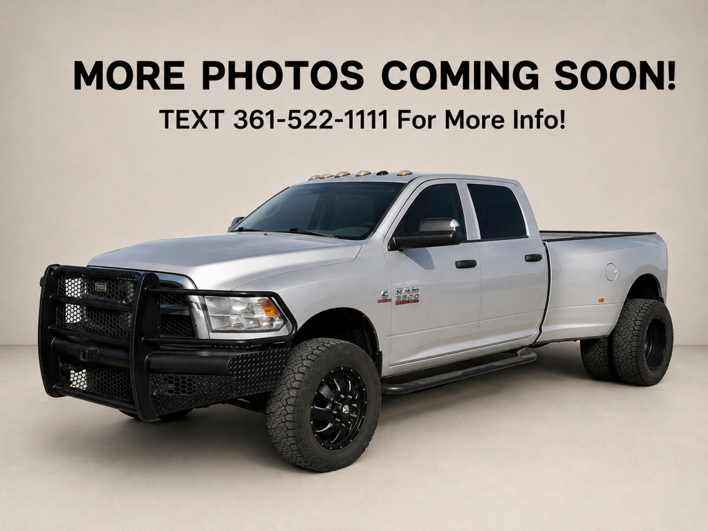 Bright Silver Metallic Clearcoat 2014 RAM 3500 Pickup Truck Four-Wheel Drive 6-Speed Automatic