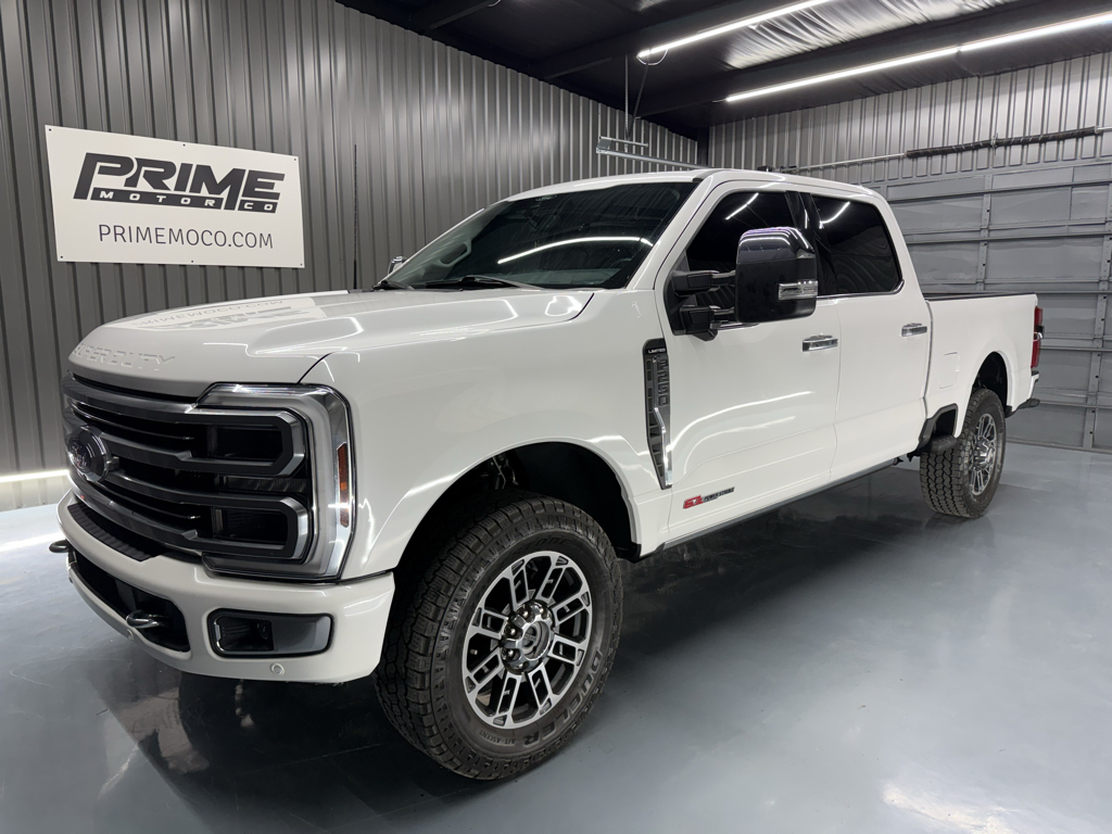 Star White Metallic Tri-Coat 2024 Ford F-250 Super Duty Pickup Truck Four-Wheel Drive Automatic
