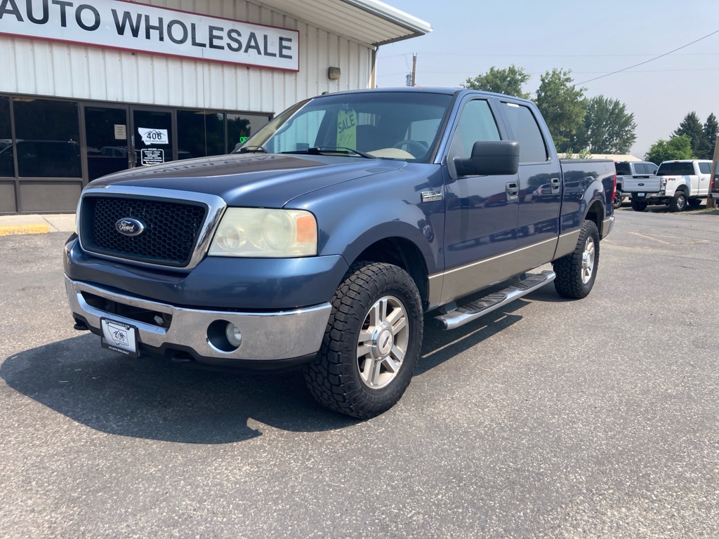 Blue 2006 Ford F-150 Pickup Truck Four-Wheel Drive Automatic