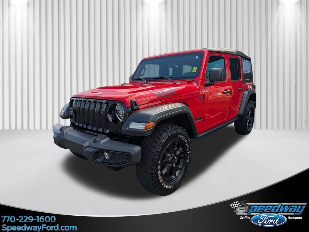 Firecracker Red Clearcoat 2023 Jeep Wrangler SUV / Crossover Four-Wheel Drive 8-Speed Automatic