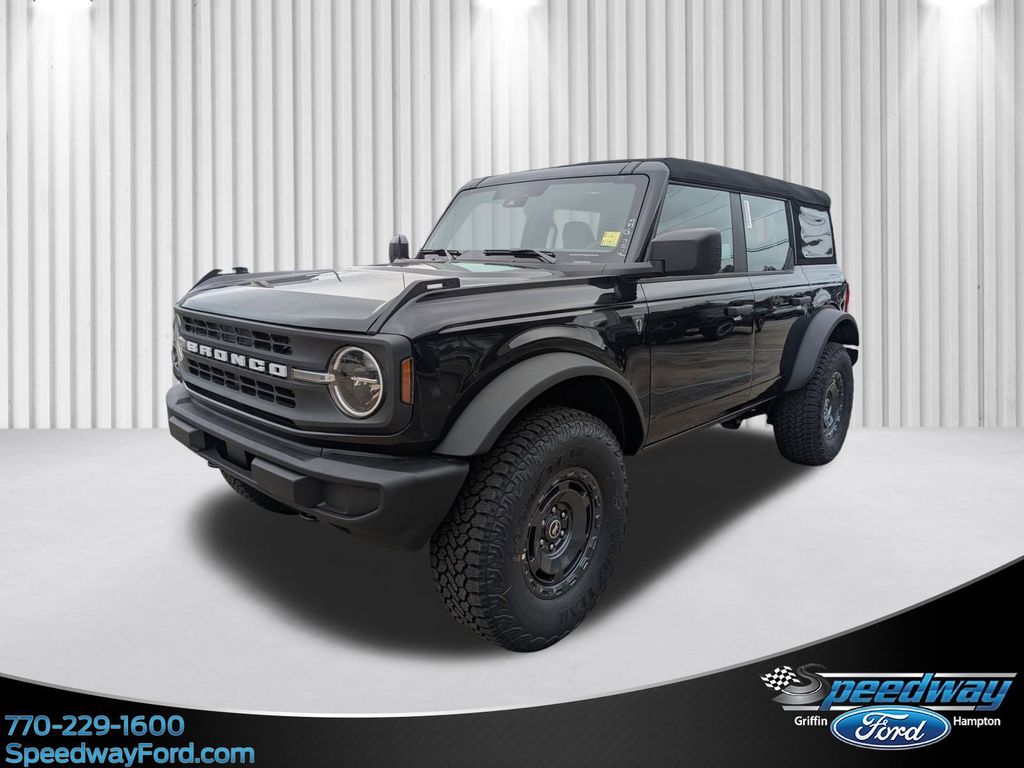 Shadow Black 2025 Ford Bronco 4-Door 4WD SUV / Crossover Four-Wheel Drive Automatic