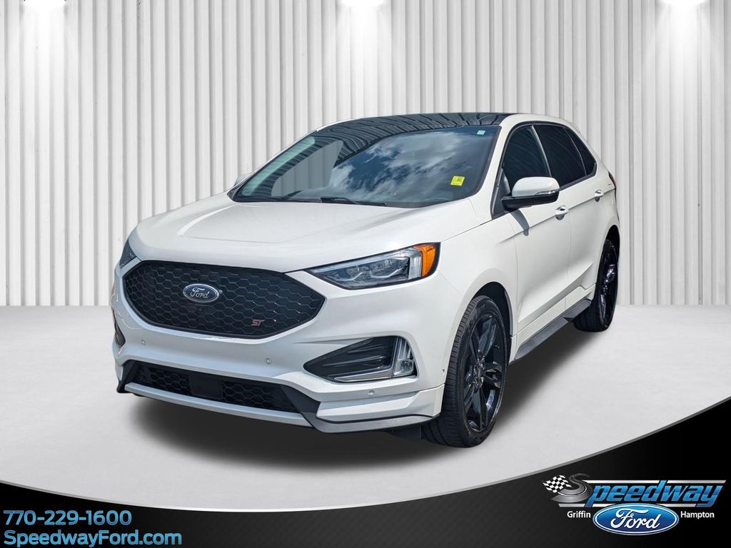 Star White Metallic Tri-Coat 2024 Ford Edge ST AWD SUV / Crossover All-Wheel Drive 7-Speed Automatic