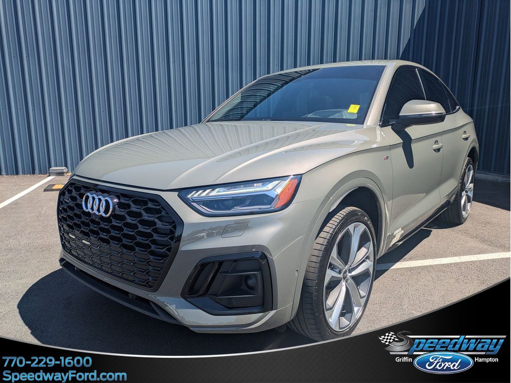 Chronos Gray Metallic 2023 Audi Q5 Sportback quattro Prestige S Line 45 TFSI AWD Sedan All-Wheel Drive 7-Speed Automatic