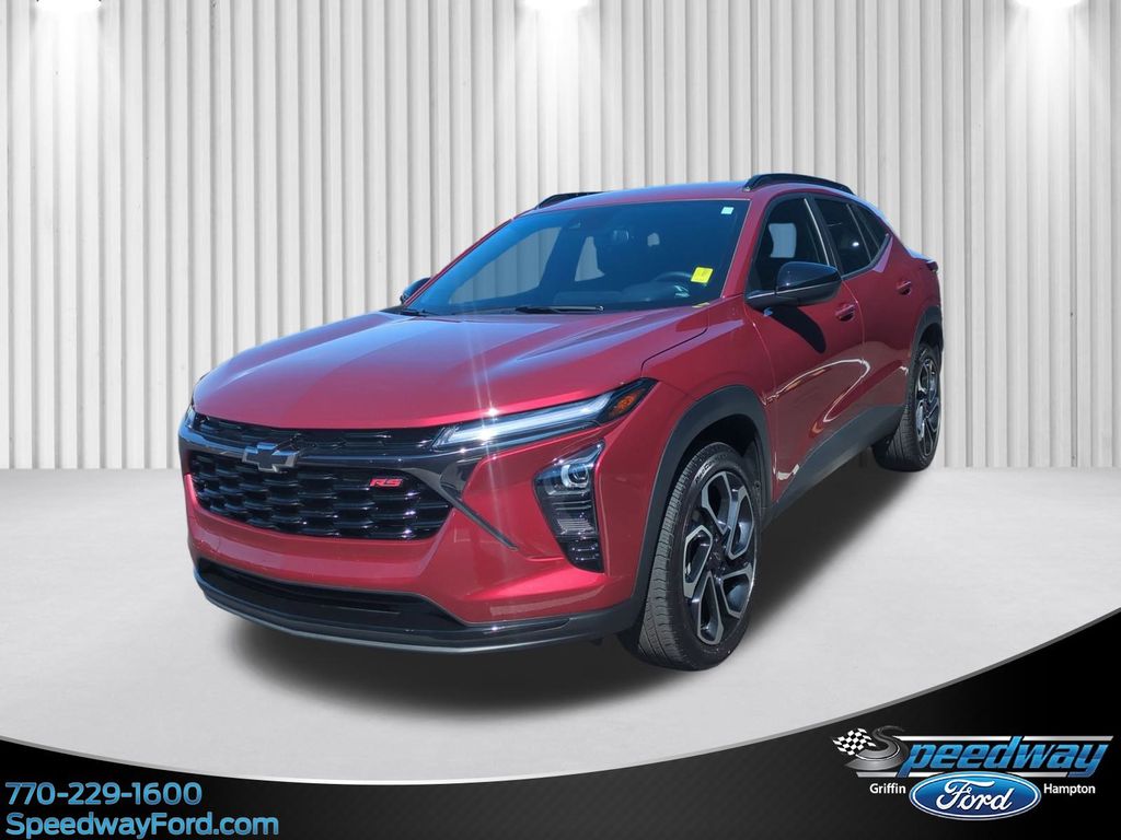 Red (Crimson Metallic) 2025 Chevrolet Trax RS with 2RS FWD SUV / Crossover Front-Wheel Drive 6-Speed Automatic