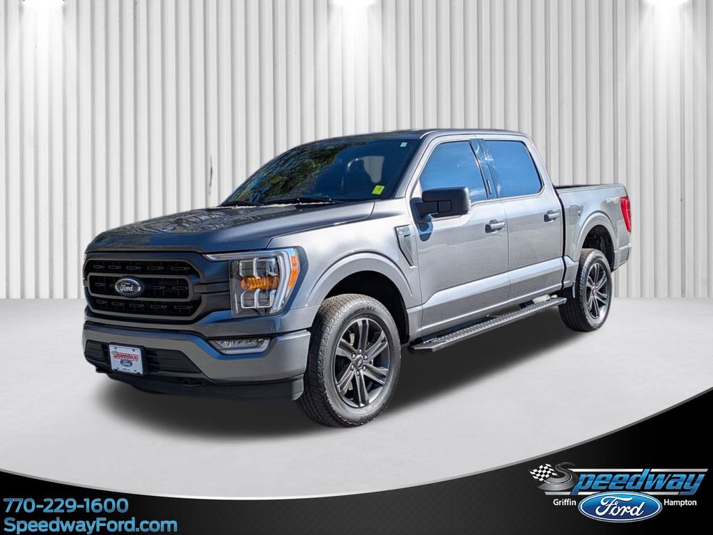 Carbonized Gray Metallic 2022 Ford F-150 XLT SuperCrew 4WD Pickup Truck Four-Wheel Drive Automatic