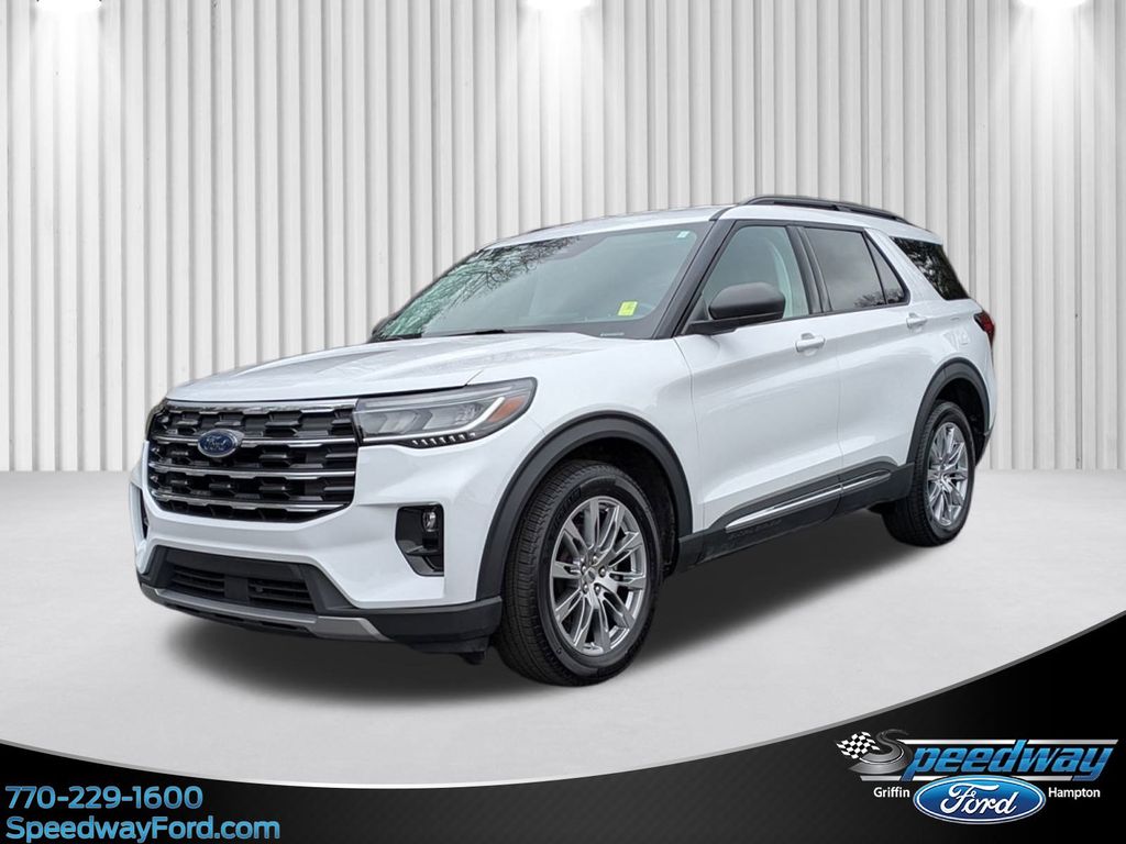 Oxford White 2025 Ford Explorer Active AWD SUV / Crossover All-Wheel Drive Automatic