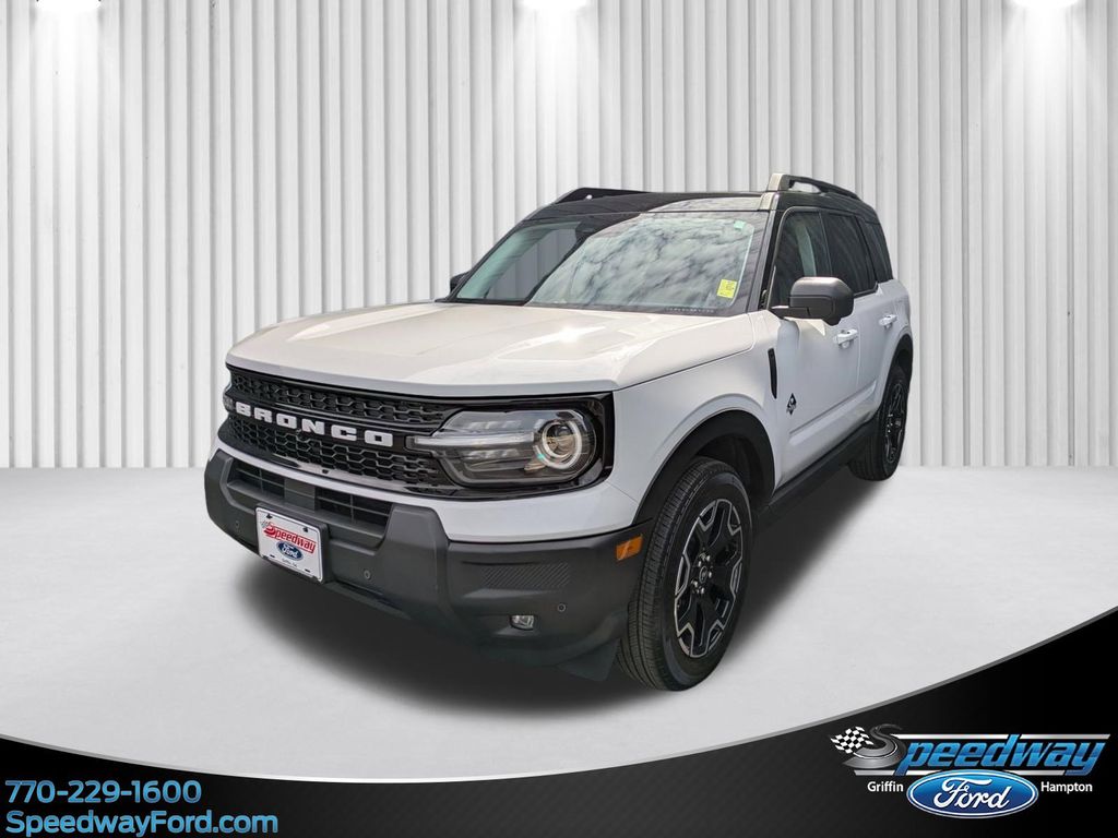 Oxford White 2025 Ford Bronco Sport Outer Banks AWD SUV / Crossover All-Wheel Drive 8-Speed Automatic