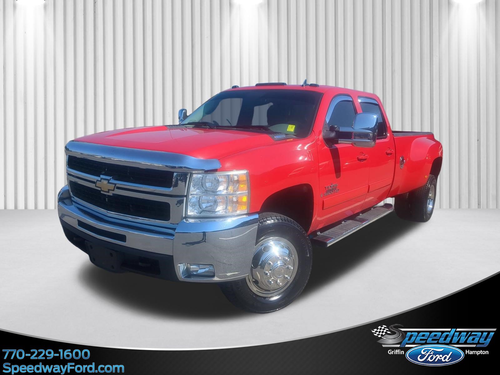 Victory Red 2008 Chevrolet Silverado 3500HD Pickup Truck 4X2 6-Speed Automatic