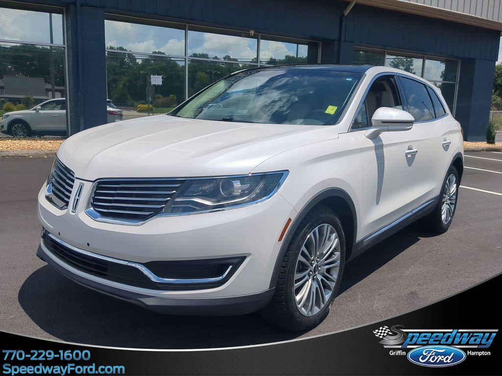 White Platinum Metallic Tri-Coat 2018 Lincoln MKX SUV / Crossover Front-Wheel Drive 6-Speed Automatic